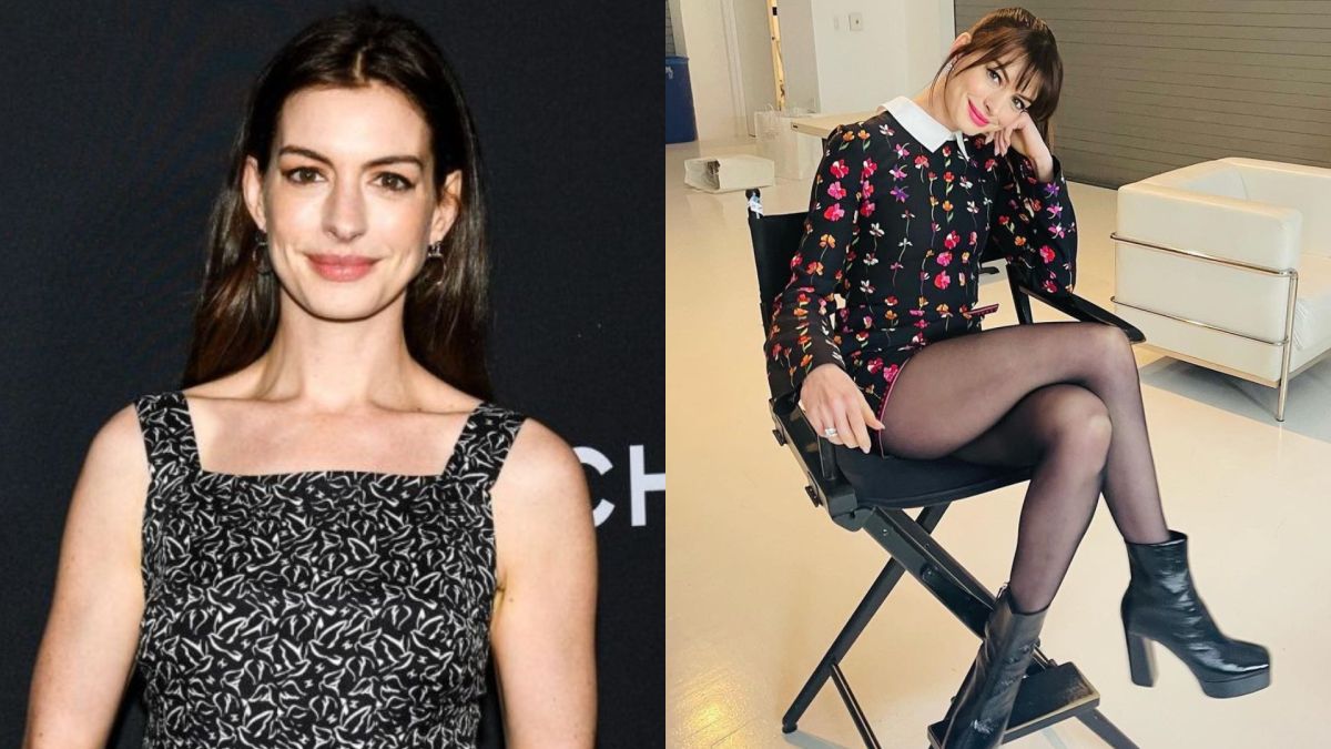 ▲安海瑟薇分享近照,新造型激撞《穿著Prada的惡魔》角色。(圖/Anne Hathaway IG)