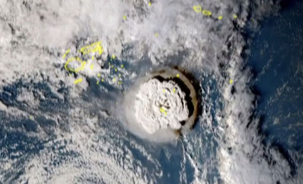 東加海底火山噴發　NASA：威力逾廣島原爆500倍