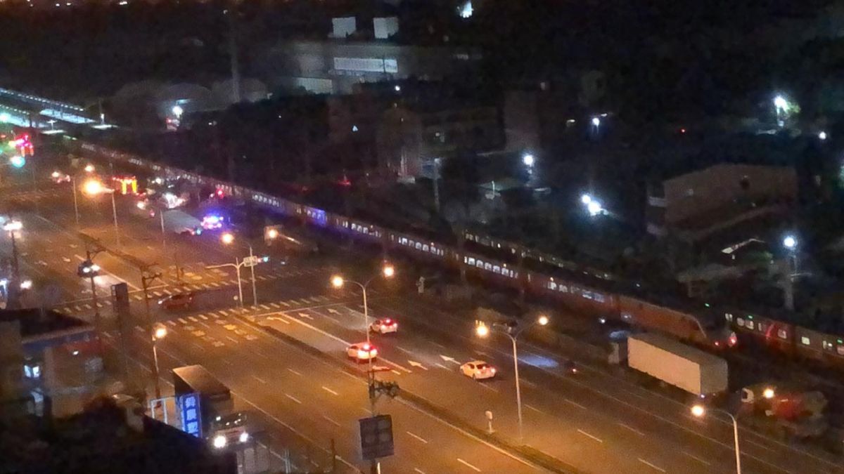 台鐵台中烏日驚傳死亡事故　男子闖入鐵軌遭自強號撞死
