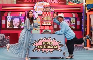 吳姍儒 ▲吳姍儒和吳宗憲錄製《小明星大跟班》6周年活動,驚曝父女竟然成鄰居。(圖/中天綜合台提供)