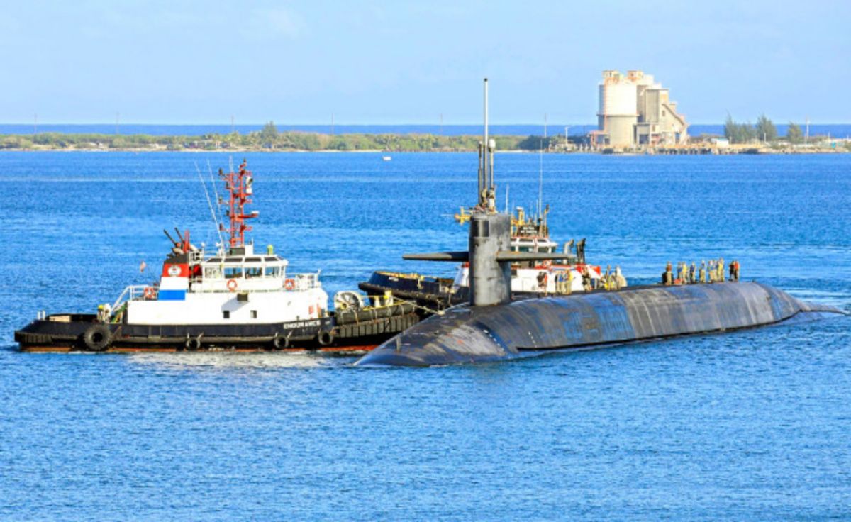 台海緊張北韓射彈　美彈道飛彈核潛艦罕見現關島