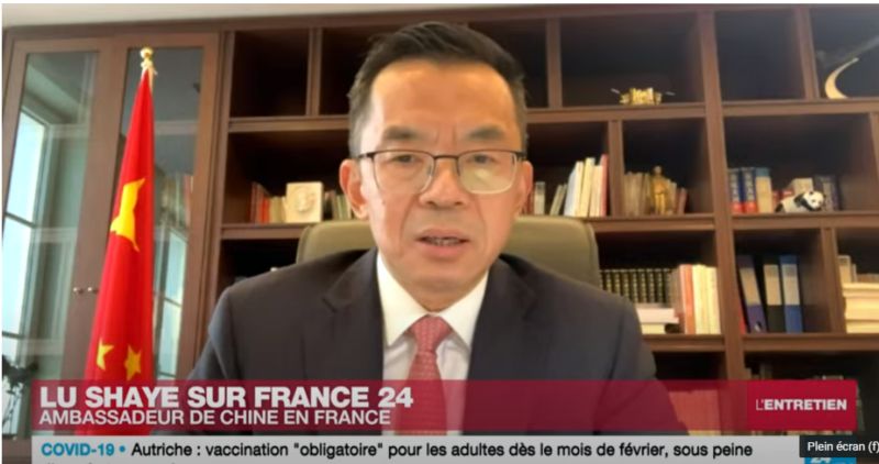中國大使「再教育台灣人」說惹議　國際輿論抨擊