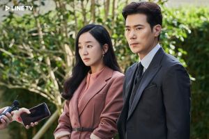 ▲劇中,秀愛跟金康宇夫妻倆「都在出軌」。(圖/LINE TV) ▲劇中,秀愛跟金康宇夫妻倆「都在出軌」。(圖/LINE TV)