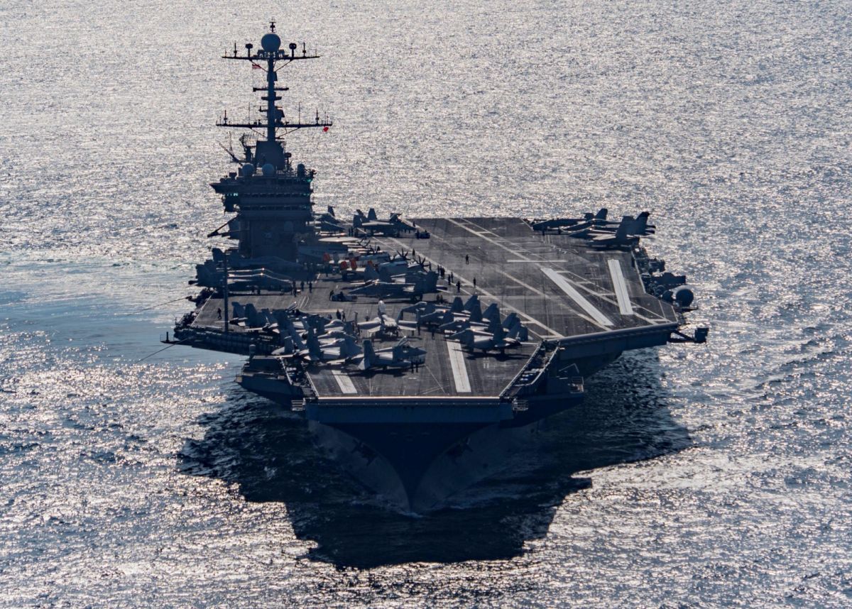 ▲美國宣布北約自24日起在地中海展開大規模海軍演習，「杜魯門號」（USS Harry S Truman）航艦也將參與。資料照。（圖／美聯社／達志影像）
