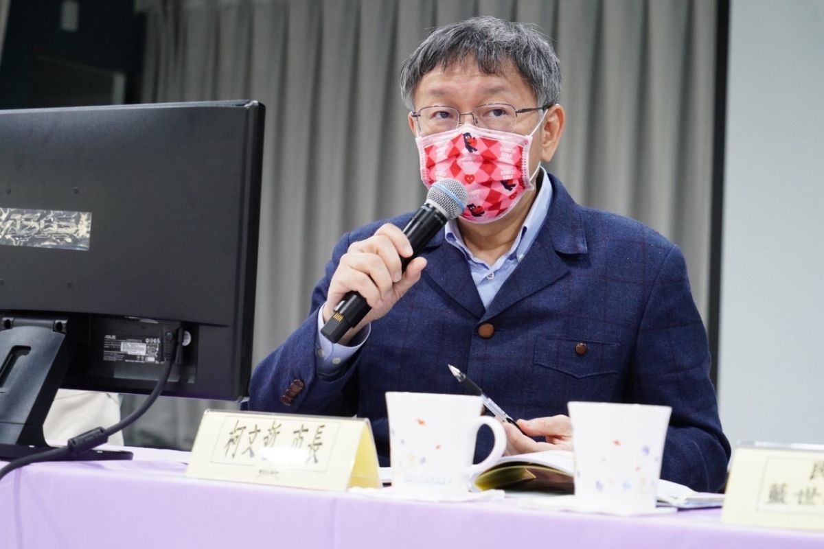 ▲新冠肺炎本土疫情暴增，台北市長柯文哲認為疫情應該會難以控制，呼籲大家趕快去打疫苗。（圖／北市府提供）