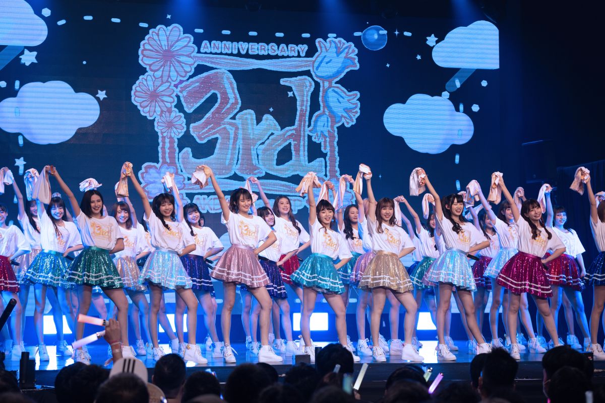 ▲AKB48 Team TP舉辦成軍3周年演唱會，團長詩雅無預警宣布「畢業」。（圖／好言娛樂提供）