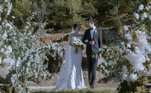 葉安婷 ▲葉安婷和老公Tony閃婚,絕美婚紗照曝光。(圖/經紀人陳孝志提供)