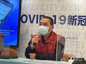新北市長侯友宜 ▲新北市長侯友宜今(24)日指出,因應這波的疫情,新北持續加強「擴大篩檢」、「疫苗接種」、「醫療量能」等方面的整備。(圖/記者陳志仁攝,2022.01.24)