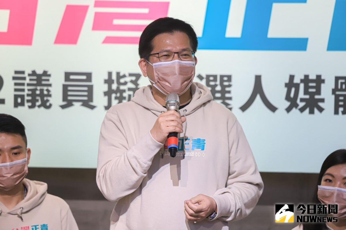▲林佳龍表示，民進黨是反抗威權統治，代表台灣人的政黨，需要有更嚴格的標準自我要求，民進黨應該還可以做更多轉型正義的事情。（圖／記者葉政勳攝影，2022.01.25）