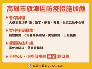 ▲高雄市長陳其邁宣布，旗津區防疫措施加嚴。（圖／高雄市政府提供）