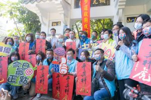 新北市長侯友宜 ▲新北市長侯友宜今日出席土城朝山步道環境改善工程的啟用典禮。(圖/新北市政府新聞局提供)