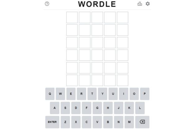 ▲最近一個名為「Wordle」的字謎遊戲在歐美掀起熱潮，不少人熱衷於嘗試這個英文版的「每日一字」。（圖／翻攝自Wordle）