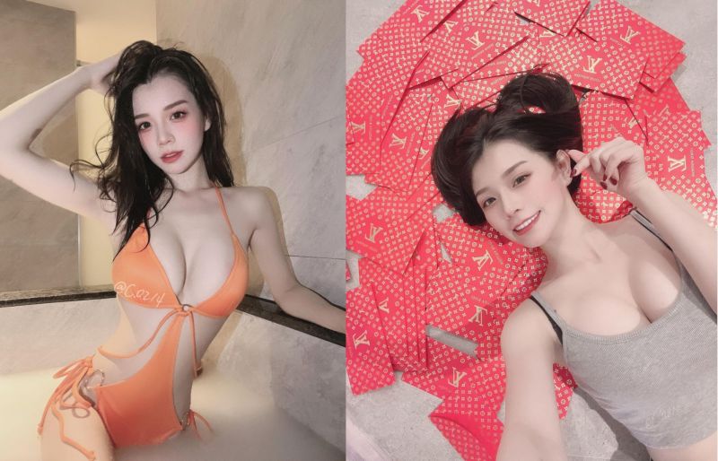 ▲青青目前已經被撤下咖啡廳執行長的職務，傳有片商開價400萬元一部，要她進軍AV市場。（圖／青青IG）