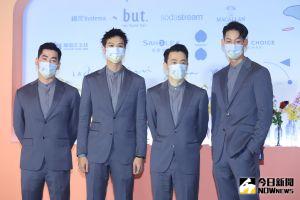 ▲吳姍儒婚禮伴郎,左起為Min、曾理、Raymond、Andy。(圖/記者葉政勳攝) ▲吳姍儒婚禮伴郎,左起為Min、曾理、Raymond、Andy。(圖/記者葉政勳攝)