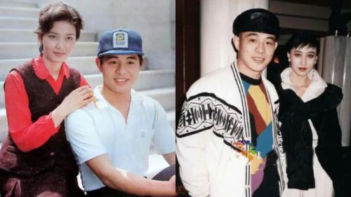 ▲李連杰和黃秋燕(左圖左)原本是青梅竹馬,最後李連杰為了利智(右圖右)堅持離婚。(圖/翻攝微博) ▲李連杰和黃秋燕(左圖左)原本是青梅竹馬,最後李連杰為了利智(右圖右)堅持離婚。(圖/翻攝微博)