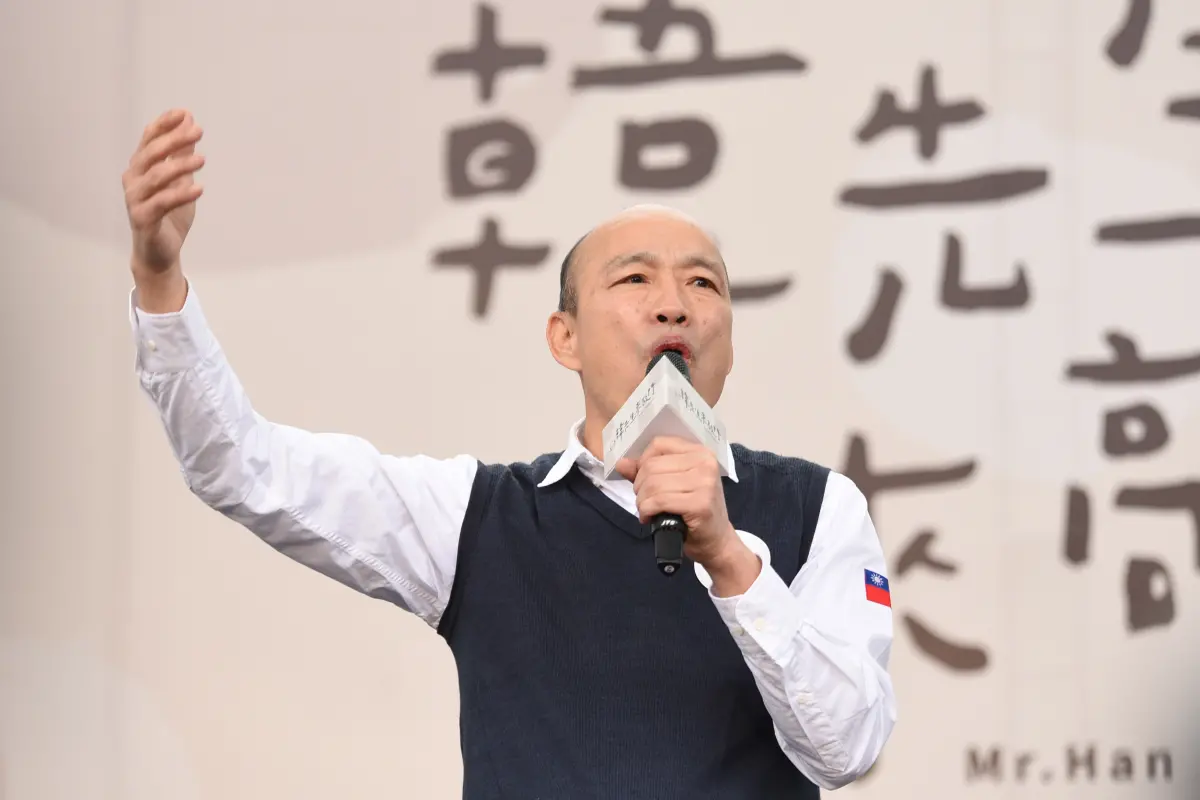 ▲侯友宜四年前對韓國瑜的相關影片又開始在韓粉群組傳播。（圖／資料照片）