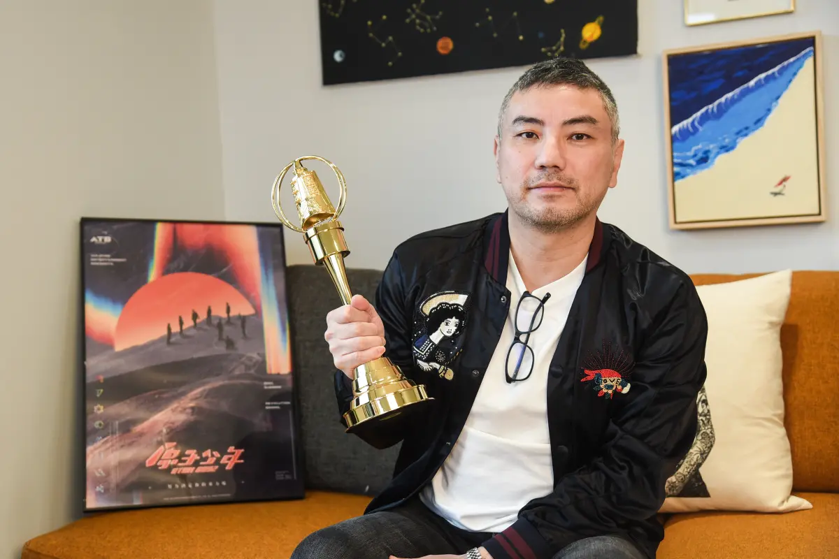 ▲詹仁雄製作過許多大型節目，多次獲得金鐘獎肯定，《原子少年》輸給《最強綜藝秀》未能獲獎讓他大感不平。（圖／記者陳明中攝）