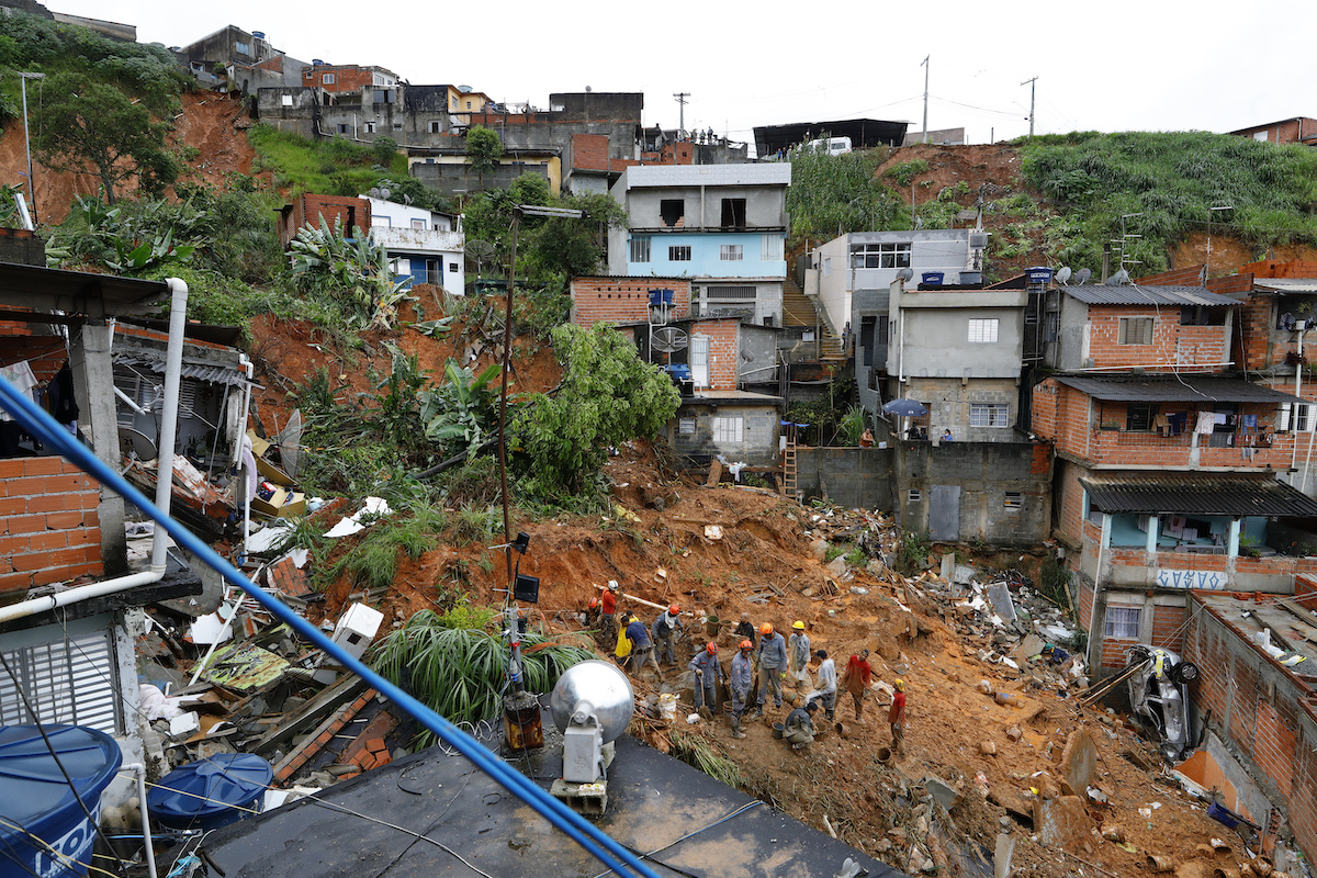 巴西聖保羅大雨　至少24人死亡
