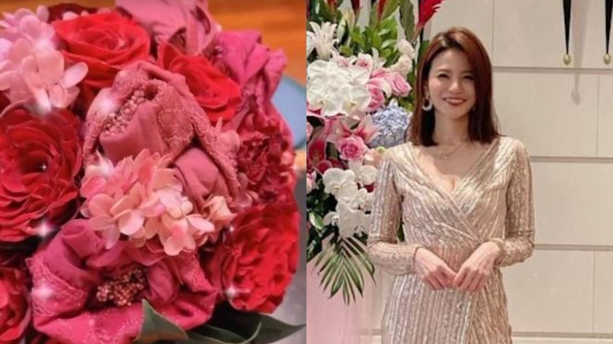  ▲蘿莉塔分享吳姍儒的新娘捧花細節。（圖／翻攝蘿莉塔IG）