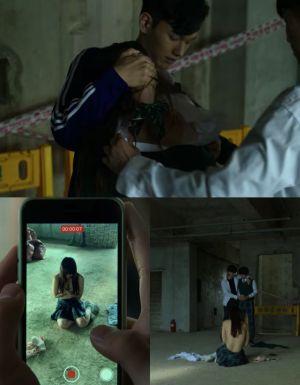 ▲《殭屍校園》第一集太色情暴力,備受爭議。(圖/翻攝Netflix) ▲《殭屍校園》第一集太色情暴力,備受爭議。(圖/翻攝Netflix)