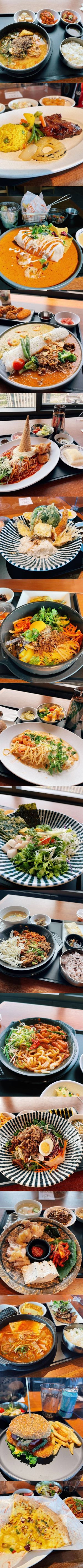 ▲HYBE新大樓員工餐廳菜色五花八門，中、西、韓、日式都有。（圖／인스티즈、딩고 푸드Dingo Food臉書）