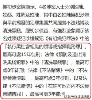 ▲港媒報導，陳榮煉至少涉嫌3項罪名，恐被判刑20年以上。（圖／翻攝微博）