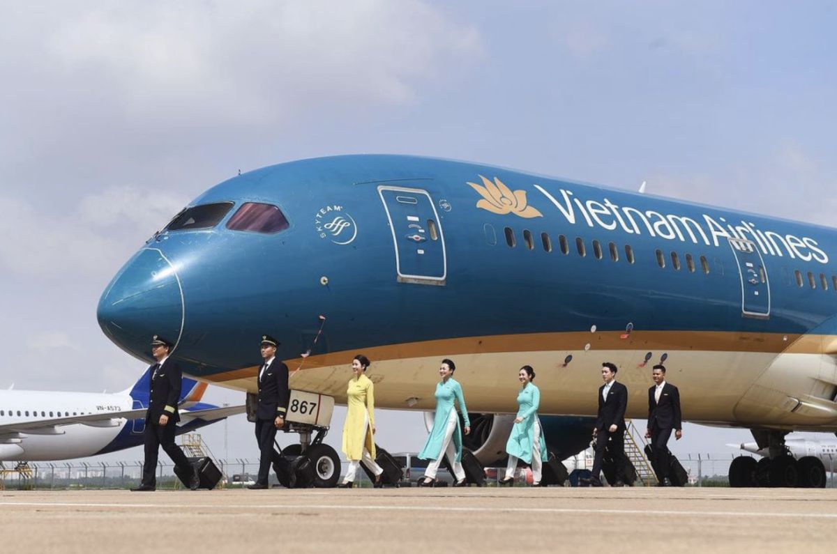 ▲越南航空公司（Vietnam Airlines）截至2021年第三季，累計虧損更達21.2萬億越南盾（約新台幣260億元），主要營收仰賴貨物運輸。（圖／越南航空IG）