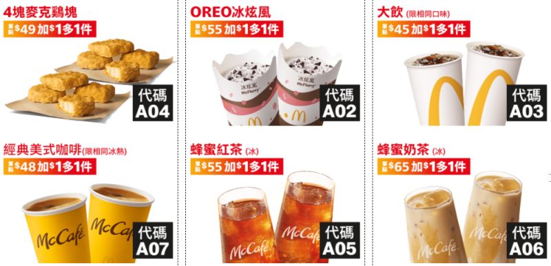 ▲這波限時優惠券中，網友公認4塊雞塊加1元多1件最佛，等於8塊雞塊50元。（圖／取自麥當勞）