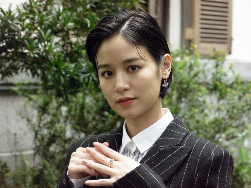 ▲袁子芸出席《在車上》媒體茶敘。（圖／東昊提供）