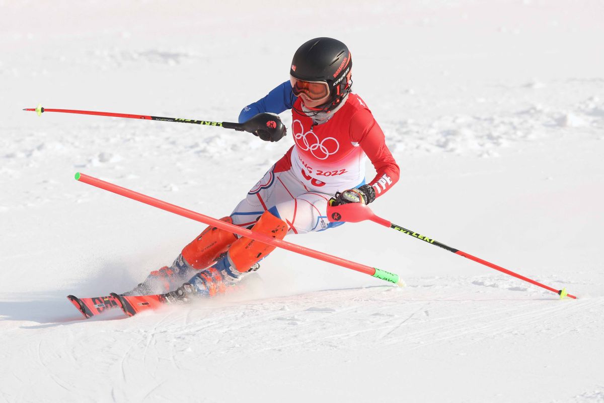 冬奧／19歲台將李玟儀順利完成滑雪賽　寫中華隊史新紀錄