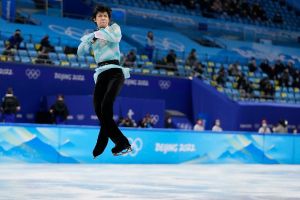 羽生結弦被ISU認證在冬奧上「挑戰四周半跳動作」 ▲羽生結弦被ISU認證在冬奧上「挑戰四周半跳動作」。(圖/美聯社/達志影像)