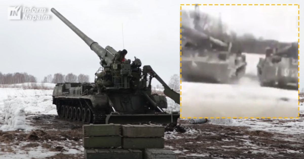 俄加強對烏軍火部署？網友宣稱目擊　核彈自走砲現身邊界
