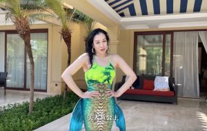 51歲鍾麗緹重現「美人魚公主」　28年前後轉變驚豔網友
