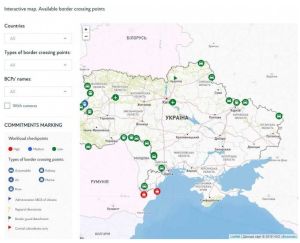 ▲▲烏克蘭的官方緊急應變指南中，列出通往西側5個鄰國的過境點與防空洞位置。（圖／翻攝自dpsu.gov.ua）
