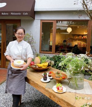 ▲Green Bakery綠帶純植物烘焙，主廚曹思蓓Isabella原本是視覺設計師，13年前轉念成為Vegan素食主義者，無師自學研發出獨家的純植物甜點秘方。（圖／王品提供）