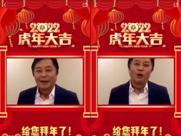▲王傑今年拍影片向粉絲拜年。（圖 / 永杰同心小紅書）