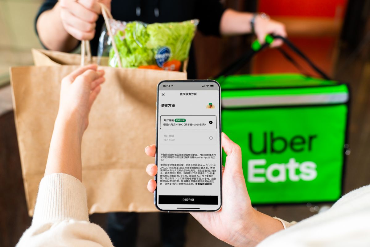 ▲Uber Eats今（18）日宣布推出「年訂閱」方案，立刻現省360元。(圖／Uber Eats提供)