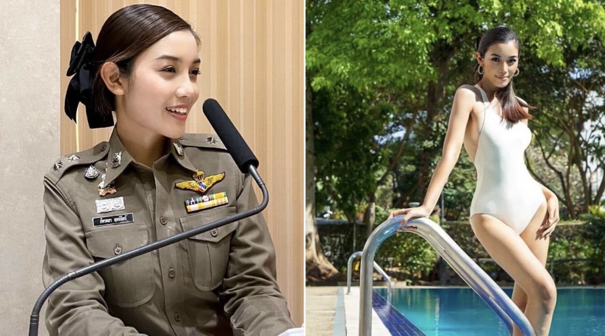 泰國警方美女發言人爆紅！自曝曾來台灣留學