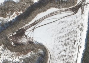 ▲衛星照片顯示，貝爾哥羅德（Belgorod）西北方也能發現新的野戰部署。（圖／翻攝自Maxar Technologies）
