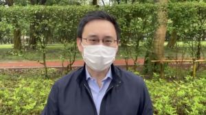 趙怡翔今(23)日再度指出,宋楚瑜或親民黨應該回應「帳戶」、「巨額款項」這2點疑慮。 ▲趙怡翔今(23)日再度指出,宋楚瑜或親民黨應該回應「帳戶」、「巨額款項」這2點疑慮。(圖/趙怡翔提供)