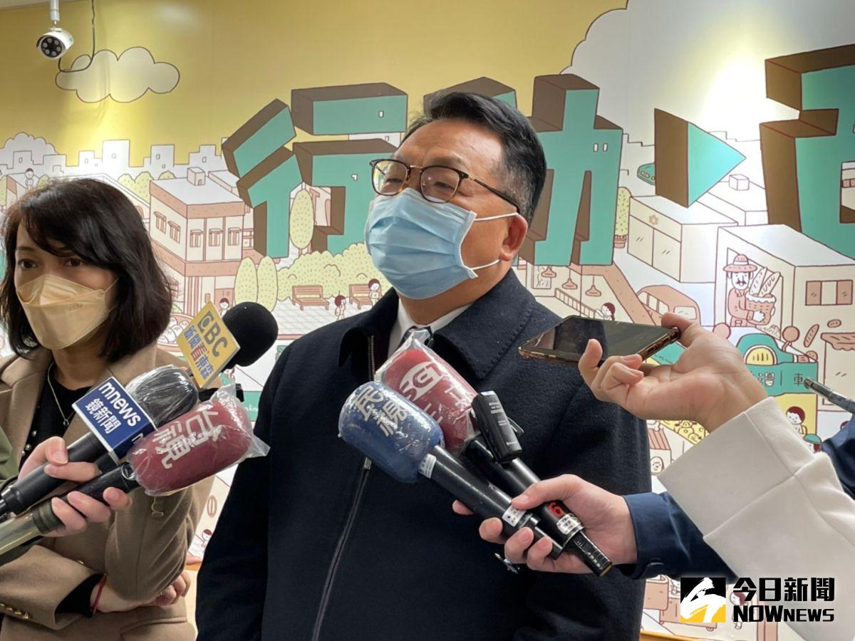 ▲陳歐珀不捨陳明通深陷論文爭議的遭遇，但媒體對學術討論失焦，建議陳考慮急流勇退。（圖／記者黃宣尹攝影）