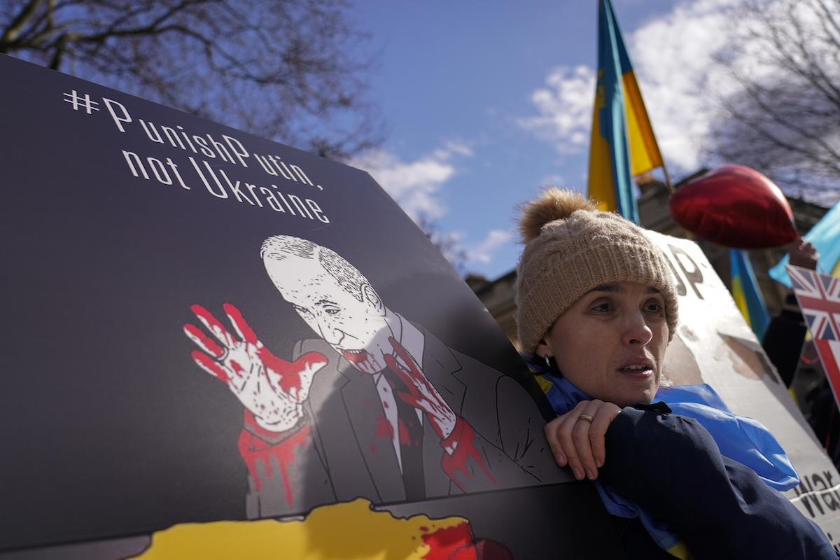 ▲俄羅斯總統蒲亭宣布入侵烏克蘭，撼動國際社會。（圖／美聯社／達志影像）