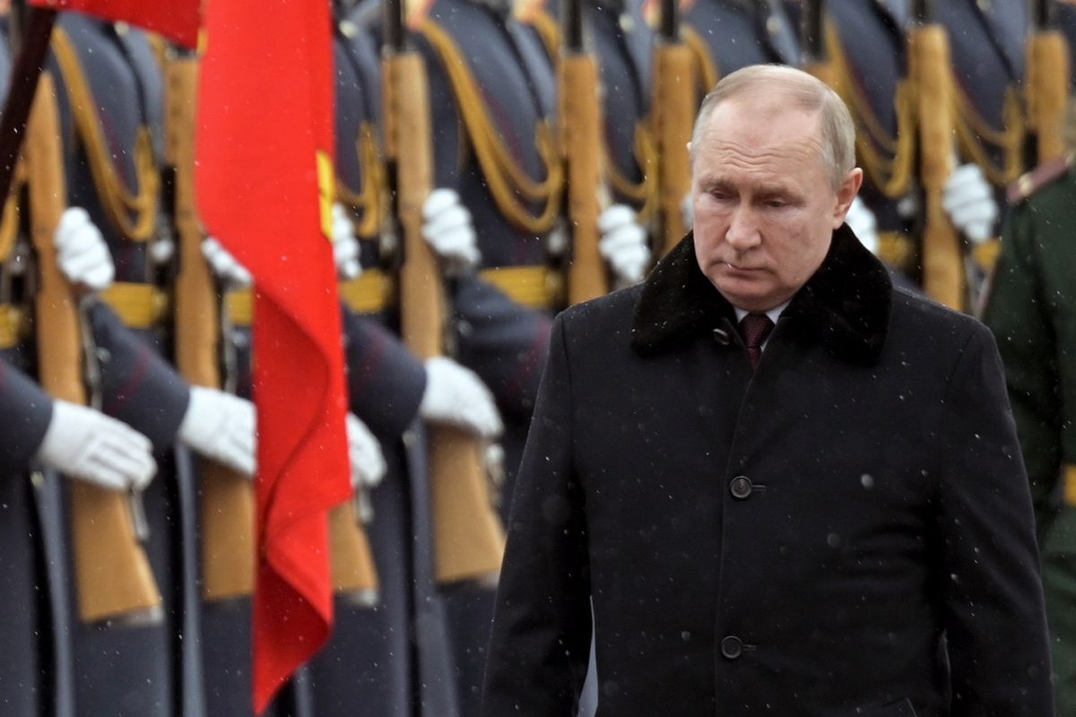 ▲俄羅斯總統蒲亭2月24日突然宣布出兵烏克蘭，震驚全世界。（圖／美聯社／達志影像）