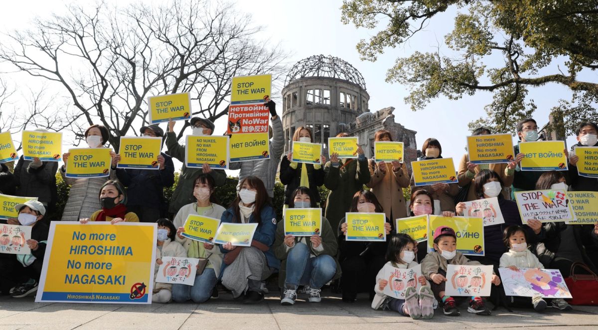 日本民眾上街為烏克蘭求和平　要求俄羅斯收手
