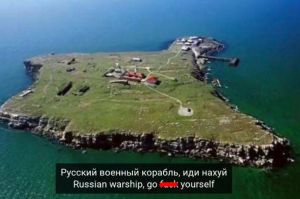▲烏克蘭在黑海蛇島（Zmiinyi）上的士兵，曾嗆俄軍「去你X的」，如今被證實全數活著但遭俄國俘虜。（圖／翻攝自推特）