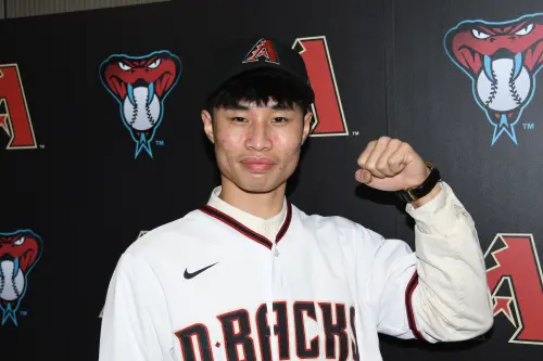 ▲林昱珉稍早在響尾蛇農場排名已來到第11名，創下生涯最高，更重要的是，被評價本季有望升上大聯盟，與「卡仔」Corbin Carroll當隊友。（圖／NOWnews資料照）