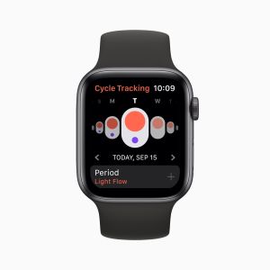 ▲可在Apple Watch 的《健康》 app對自己經期進行紀錄。(圖／翻攝官網)