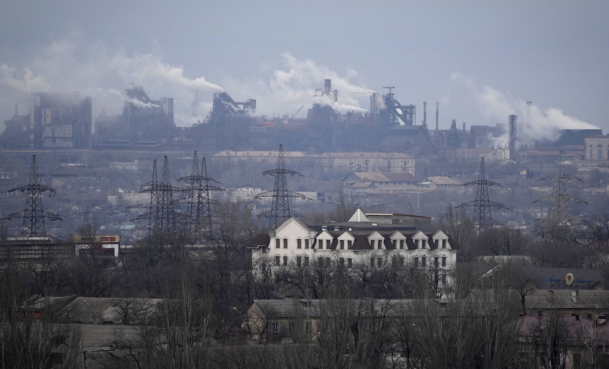 英媒：烏克蘭南部馬立波市遭俄軍包圍
