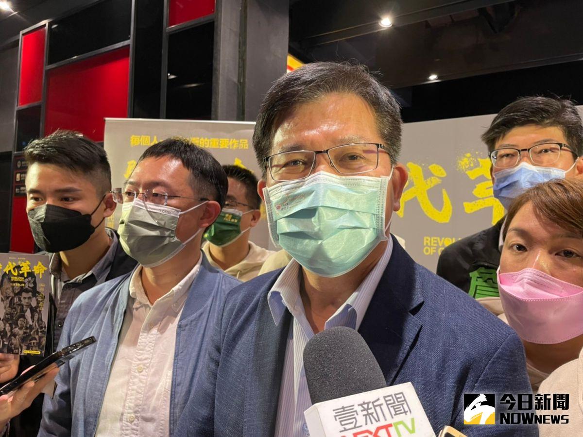 ▲被問及是否參選台北市長，林佳龍表示自己會參與舉才的過程。（圖／記者黃宣尹攝影，2022.03.03）