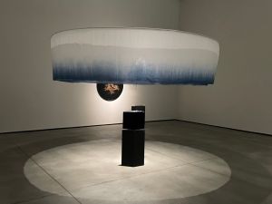 ▲當代工藝合創展「遙展間」作品〈海在旅行〉（圖／記者林怡孜攝，2022,03,04）